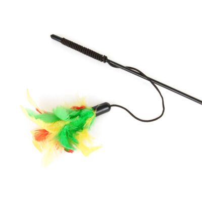 Zabawka dla kota wędka z piórkami 50 cm CHICO