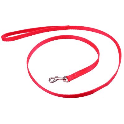 Smycz taśma 20 mm czerwona CHICO