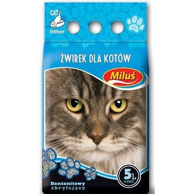 Żwirek Miluś STANDARD 5 l żwir zbrylający Certech