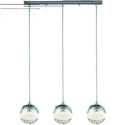 Lampa wisząca Dream 3 płomienna chrom G9