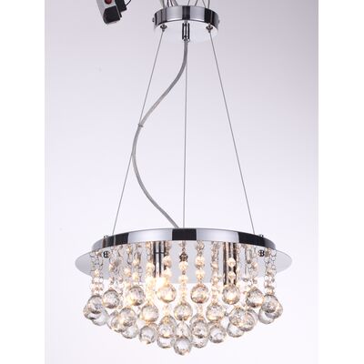 Lampa wisząca Loona 3 płomienna chrom G9