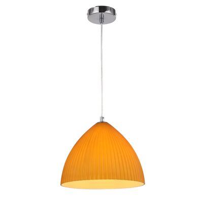 Lampa wisząca Gizela 1 płomienna amber E27