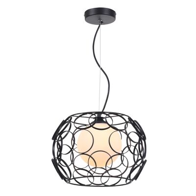 Lampa wisząca Coolio 1 płomienna czarna E27
