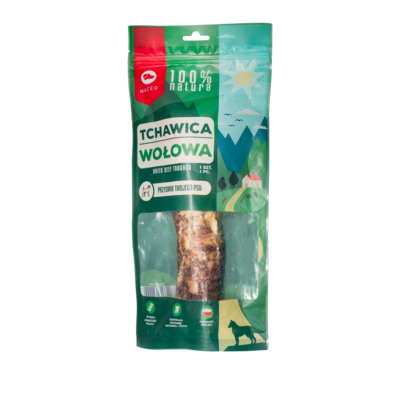 Przysmak suszony tchawica wołowa 25 cm Maced