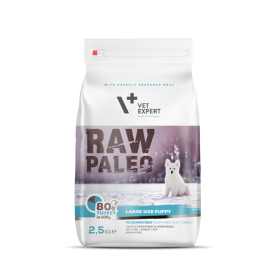 Karma larg size puppy indyk 2500 g Raw Paleo Vet expert