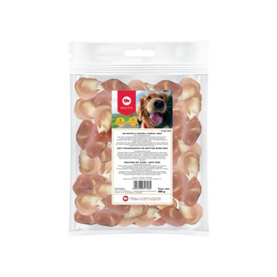 Karma uzupełniająca dla psów kostki z kaczką i kurczakiem 500 g Maced