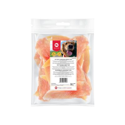 Karma uzupełniająca dla psów pierś z kurczaka miękka 500 g Maced