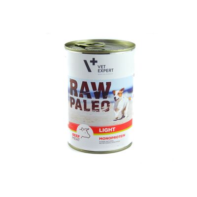 Karma wołowina light pies puszka 400 g Raw Paleo Vet expert