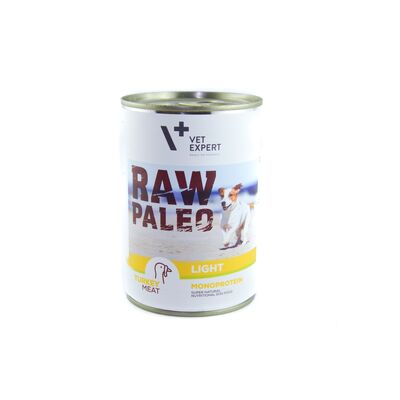Karma indyk light pies puszka 400 g Raw Paleo Vet expert