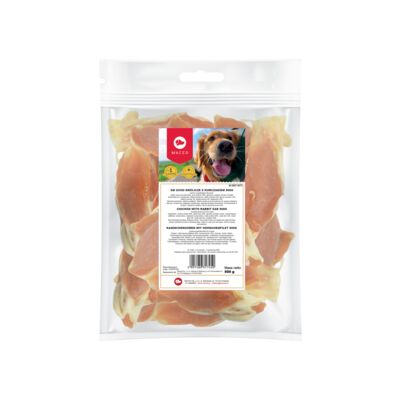 Karma uzupełniająca dla psów ucho królicze z kurczakiem 500 g Maced