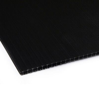 Polipropylen kanalikowy 3 mm czarny 100 x 200 cm Robelit