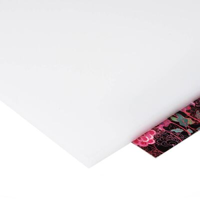 Szkło z polistyrenu 4 mm mleczna 50 x 25cm Robelit
