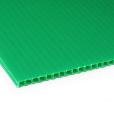 Polipropylen kanalikowy 3 mm zielony 100 x 200 cm Robelit