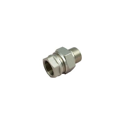 Złączka grzejnikowa prosta śrubunek 1/2'' A15 niklowa