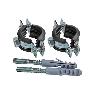 Uchwyt metalowy pojedyńczy z wkładką tłumiącą 3/8"