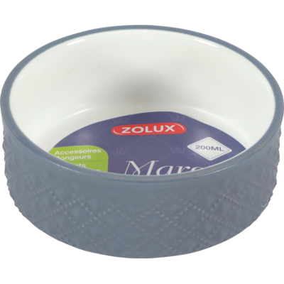 Miska gres dla gryzonia MARGOT 200 ml szara ZOLUX