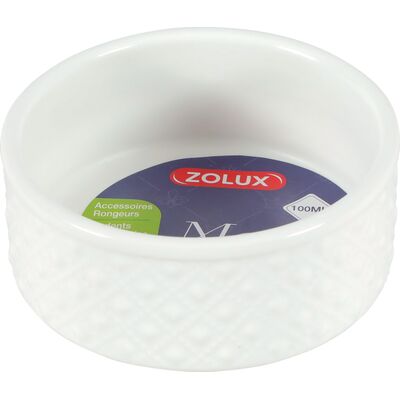 Miska gres dla gryzonia MARGOT 100 ml biała ZOLUX