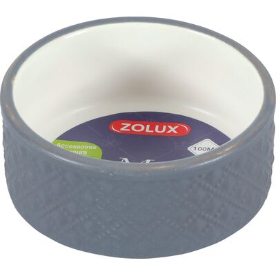 Miska gres dla gryzonia MARGOT 100 ml szara ZOLUX