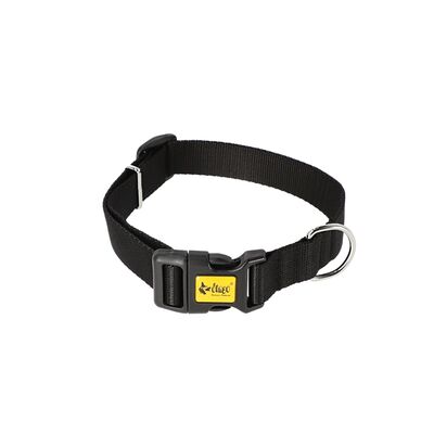 Obroża regulowana z taśmy pp 2,5 x 55 cm czarna