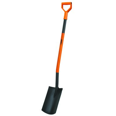 Szpadel płaski ostrzony Trzonek metal 125 cm