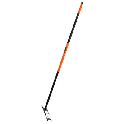 Grabie metalowe 16-zębne trzonek metal 150 cm ERMET