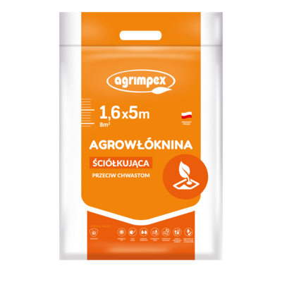 Agrowłóknina hobby ściółkująca czarna 50g 1,6 x 5 m Agrimpex