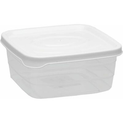 Pojemnik kwadratowy Polar 1,6 l biały