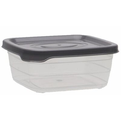 Pojemnik prostokątny Polar 0,6 l Antracyt
