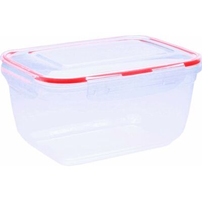 Pojemnik kwadratowy Milano 1,5 l czerwony