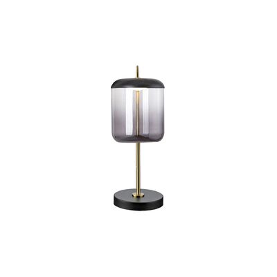 Lampka stołowa Delice LED 6 W czarny/ brąz / szkło dymne