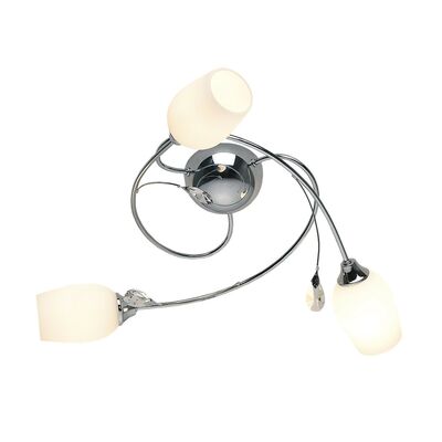 Lampa wisząca BARCELONA 1101 chrom opal