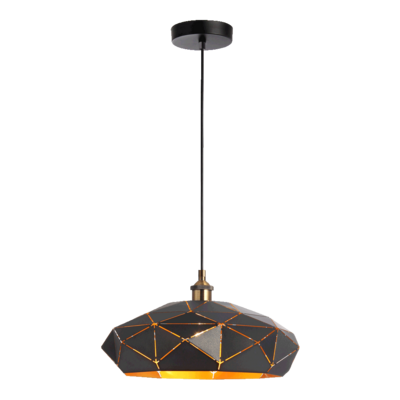 Lampa wisząca CATANIA 46310 czarno-złoty