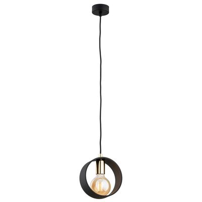 Lampa wisząca AMADORA 4067 czarny, mosiądz