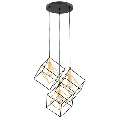 Lampa wisząca KRETA 1455 czarno-złota