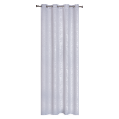Zasłona PLATA z kółkami 140 x 260 cm jasnoszara