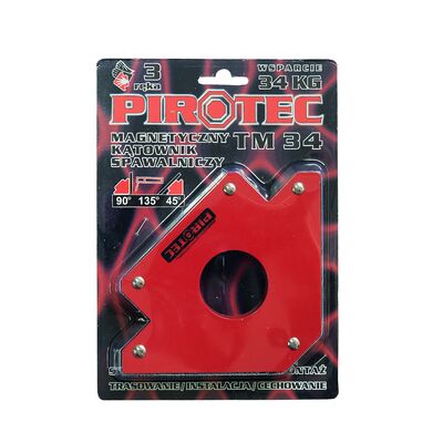 Kątownik – trójkąt magnetyczny TM 34 „Trzecia Ręka” PIROTEC