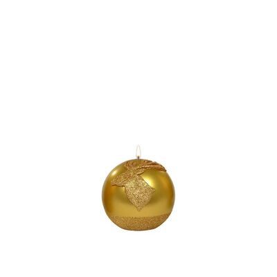 Świeca kula K-4 Shiny Reindeer 10 cm metalik złoto