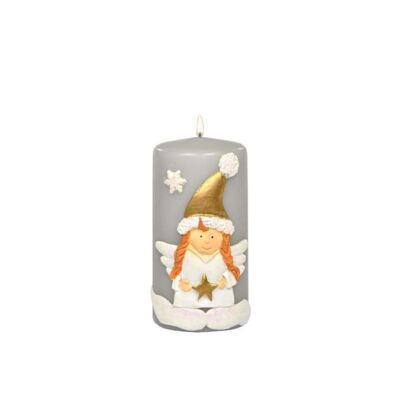 Świeca klubowa KL-4 120 x 58 Winter Angel mat jasny popiel