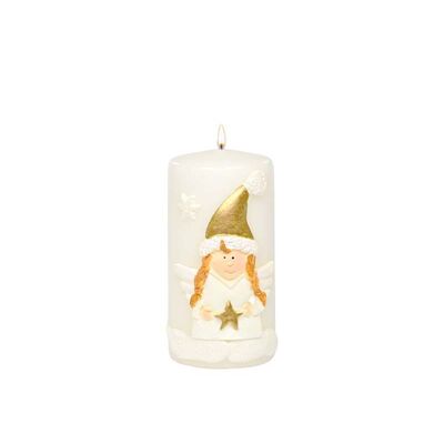 Świeca klubowa KL-4 120 x 58 Winter Angel mat biały