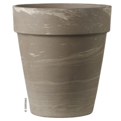 Doniczka ceramiczna Vaso Alto Duo Bianco GRAFITE 26 cm