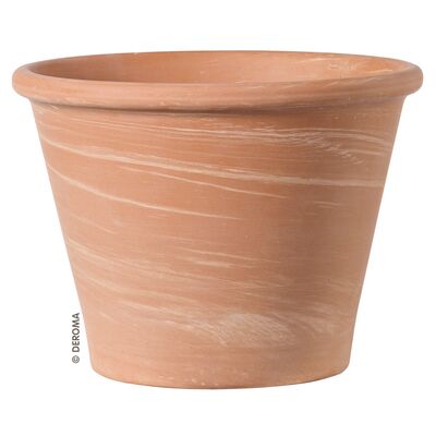 Doniczka ceramiczna Vasum Duo Bianco 37 cm ceglana