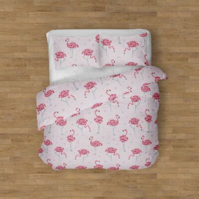 Pościel z microfibry Darling 160 x 200 cm biała