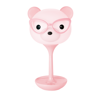 Lampka dekoracyjna Bear różowa