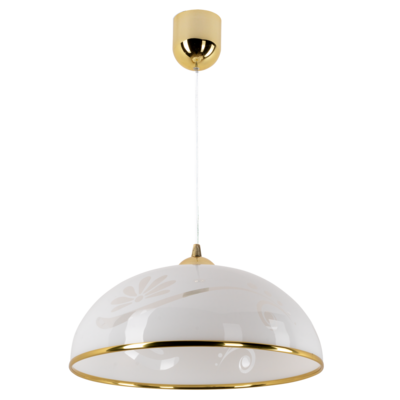 Lampa wisząca Inso A E27 biało-złota