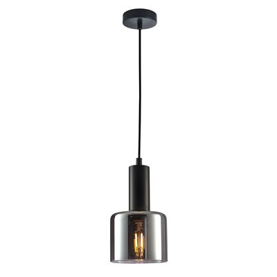 Lampa wisząca Santia E27 czarna