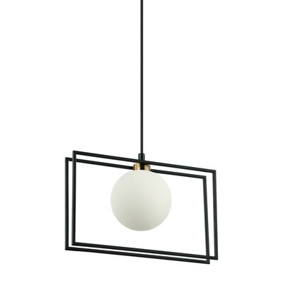 Lampa wisząca  Grosetta G9 czarna