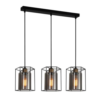 Lampa wisząca Kalula E27 czarna