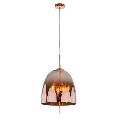 Lampa wisząca Alan E14 miedziany