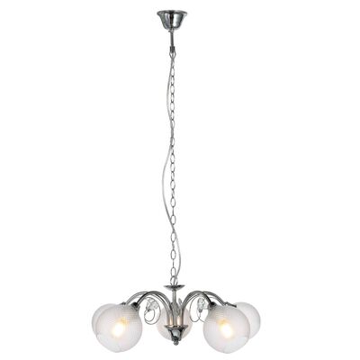 Lampa wisząca 5-płomienna Fibi E14 chrom