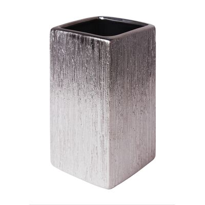 Kubek FLOSS 6,5 x 6,5 x 11,5 cm srebrny